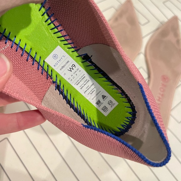 Rothy's The Point Bow Mary Jane Flats - Picture 10 of 12